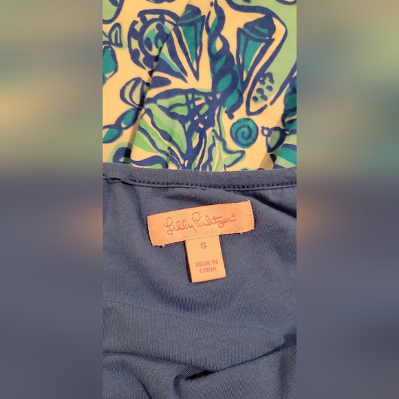 Blue Ruffle Summer Dress - Picture 7 of 7